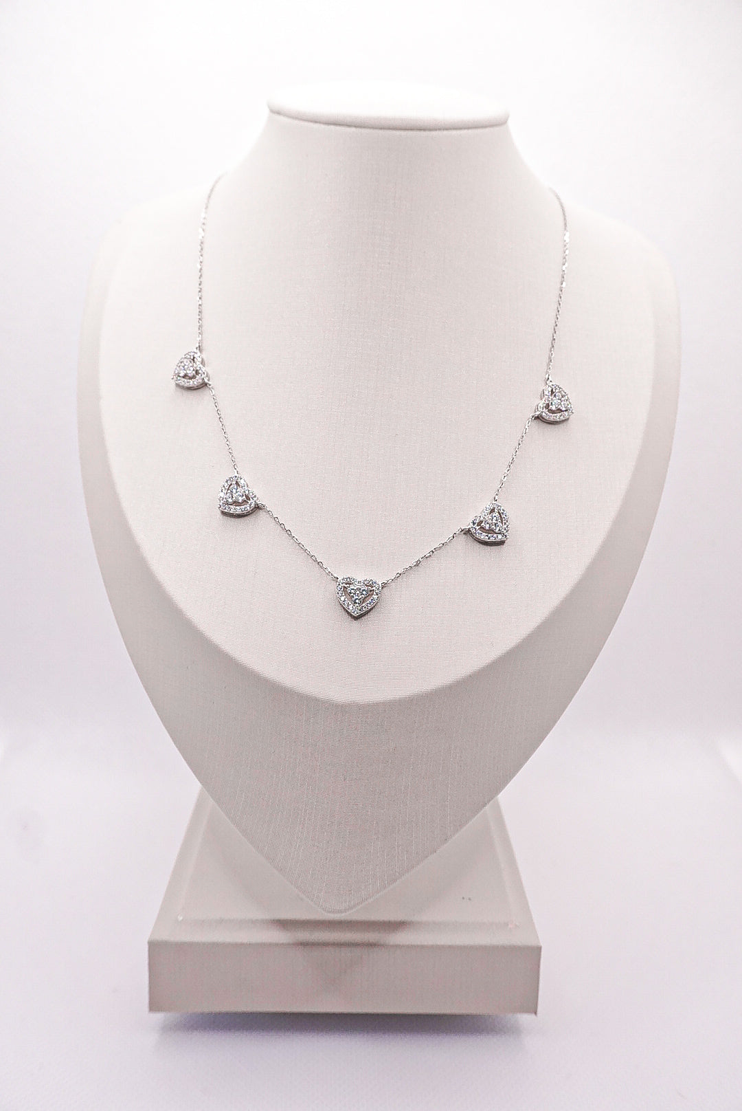 Windsor Five Hearts Necklace