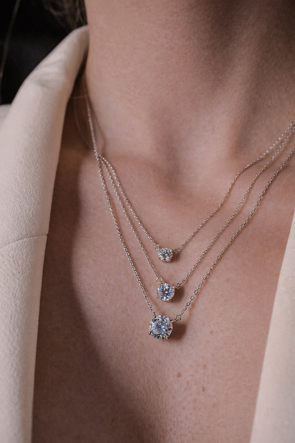 Majesty Moissanite Necklace 8mm