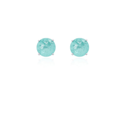Chelsea Colombian Emerald Earrings 6mm