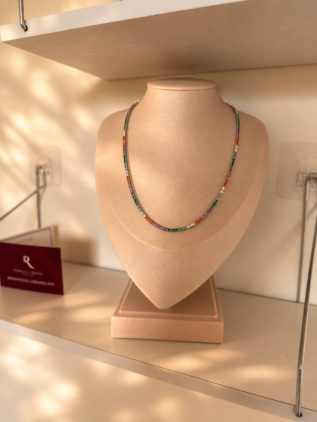 The Chelsea Spectrum Tennis Necklace