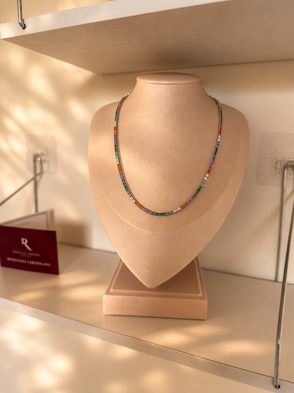 The Chelsea Spectrum Tennis Necklace