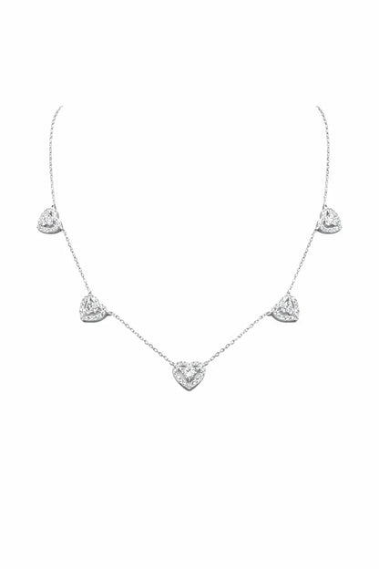 Windsor Five Hearts Necklace
