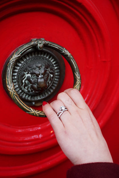 Diana Moissanite Ring