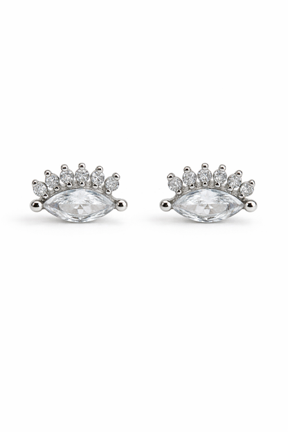 Kensington Eye Earrings – 18k Gold - Rubielle London