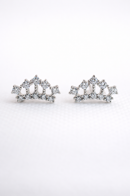 Crown Stud Earrings