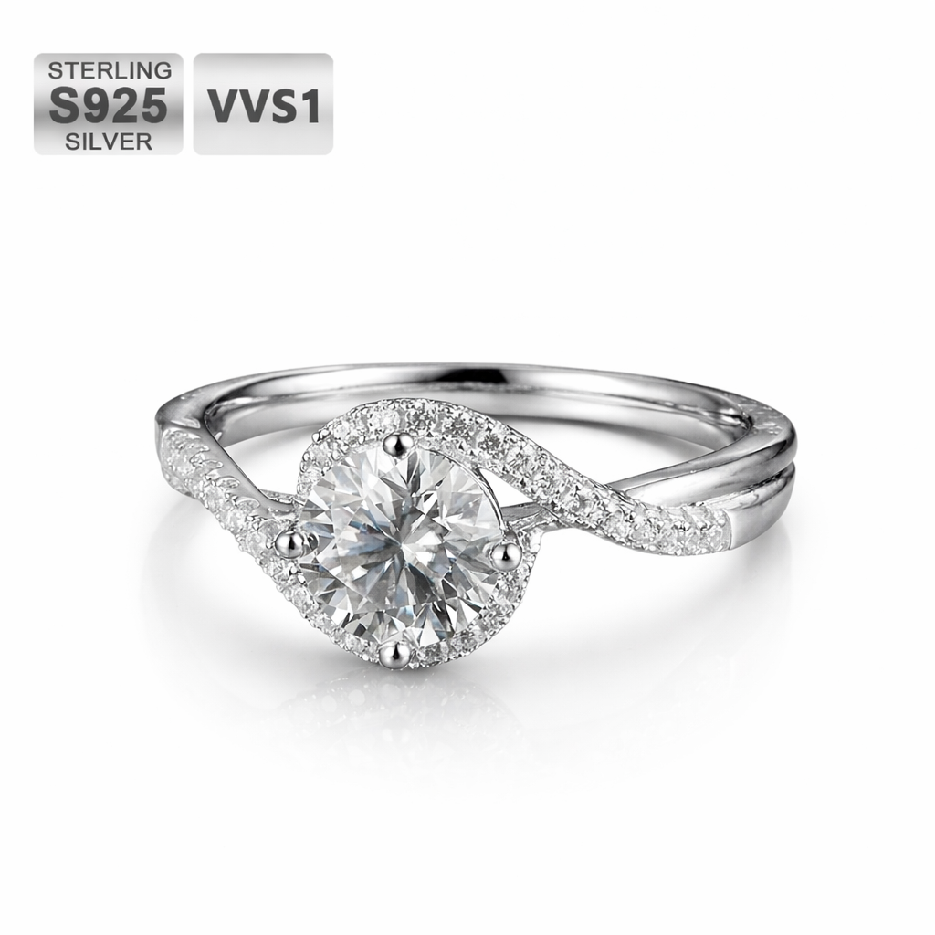 Diana Moissanite Ring