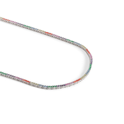 The Chelsea Spectrum Tennis Necklace