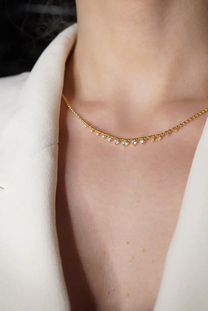 Chelsea Lumière Floating Points Necklace