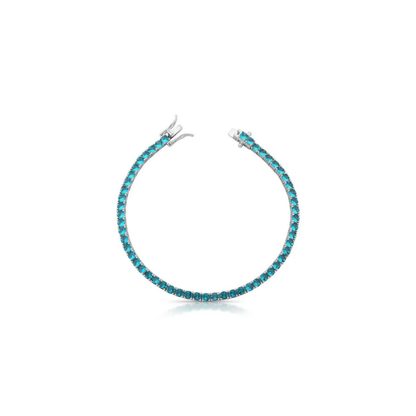 Paraíba Inspired Riviera Bracelet — 3mm | Lumina
