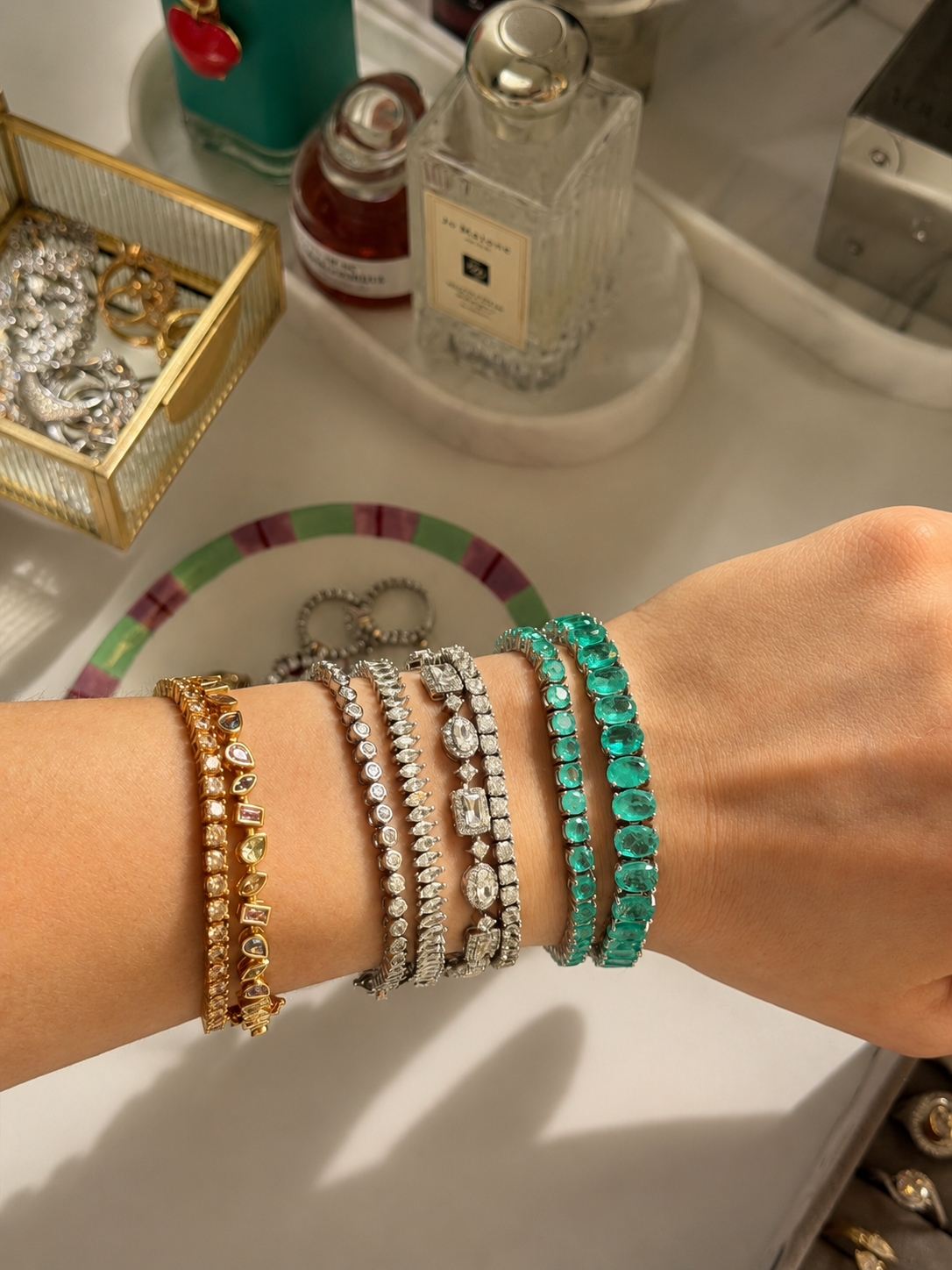 The Kensington Mosaic Tennis Bracelet