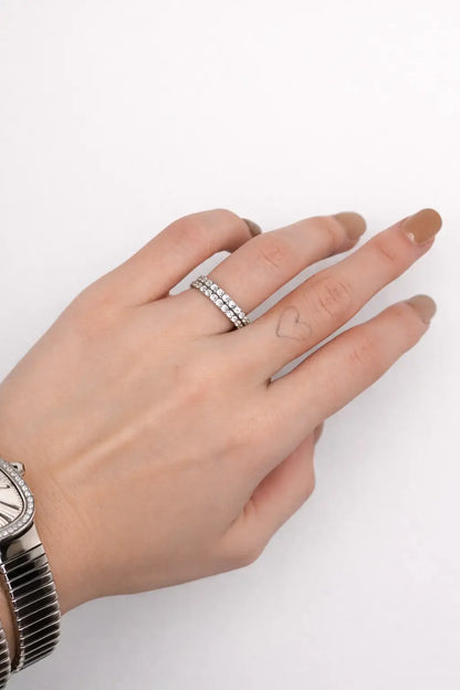 Anne Pavé Band 2mm