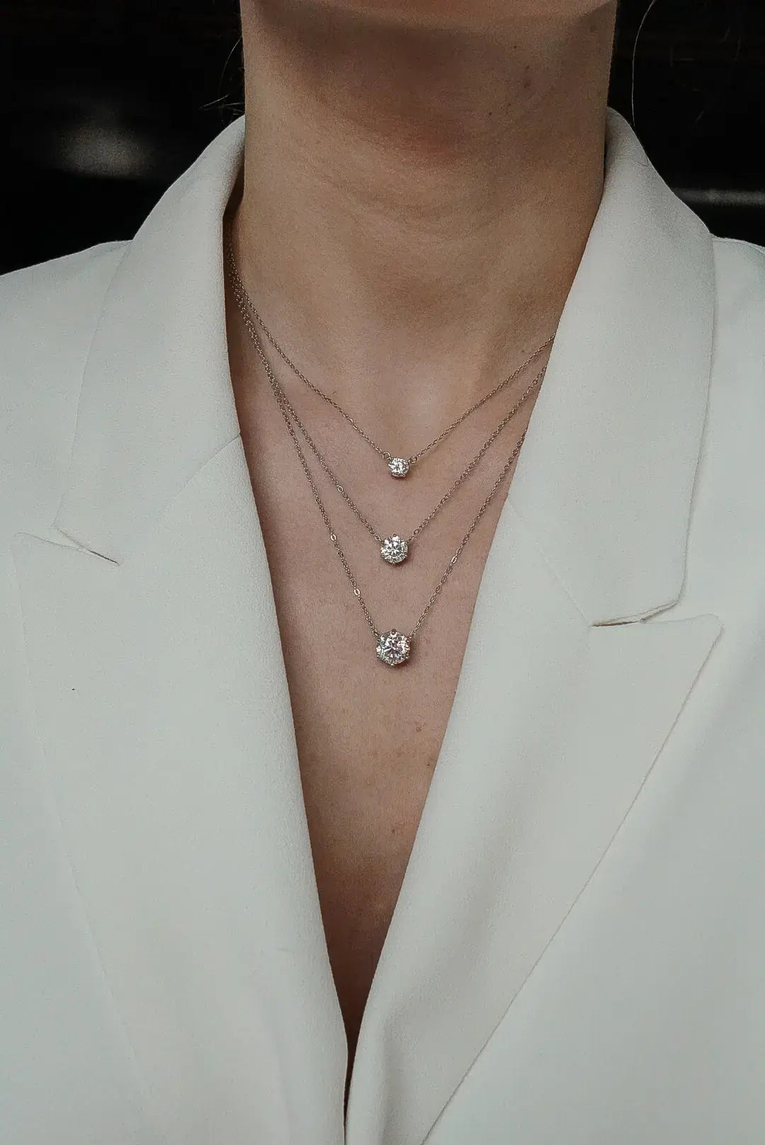 Chelsea Solitaire Necklace 5mm