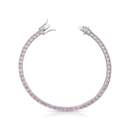Kunzite Inspired Riviera Bracelet — 3mm | Lumina