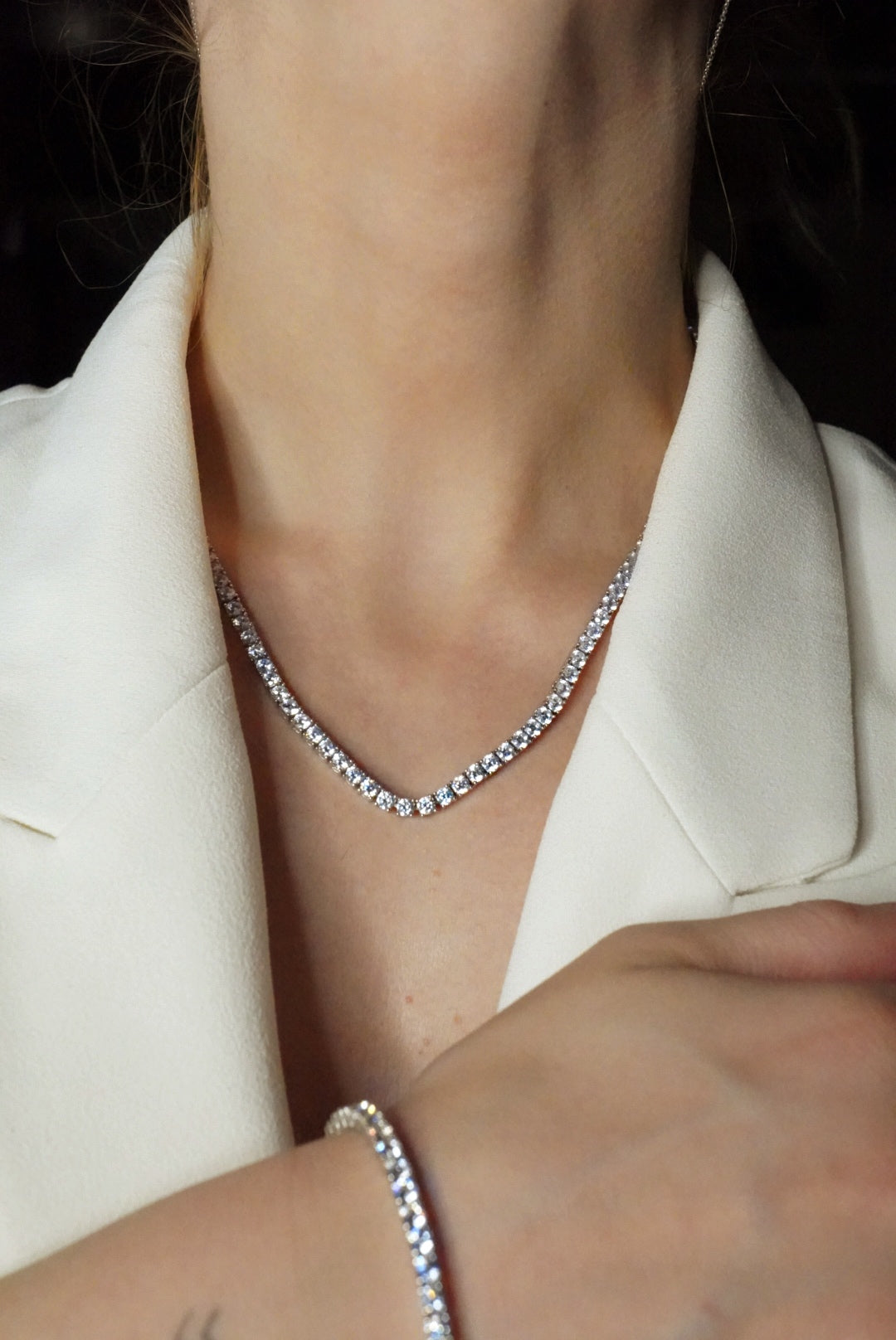 Ascot Tennis Necklace