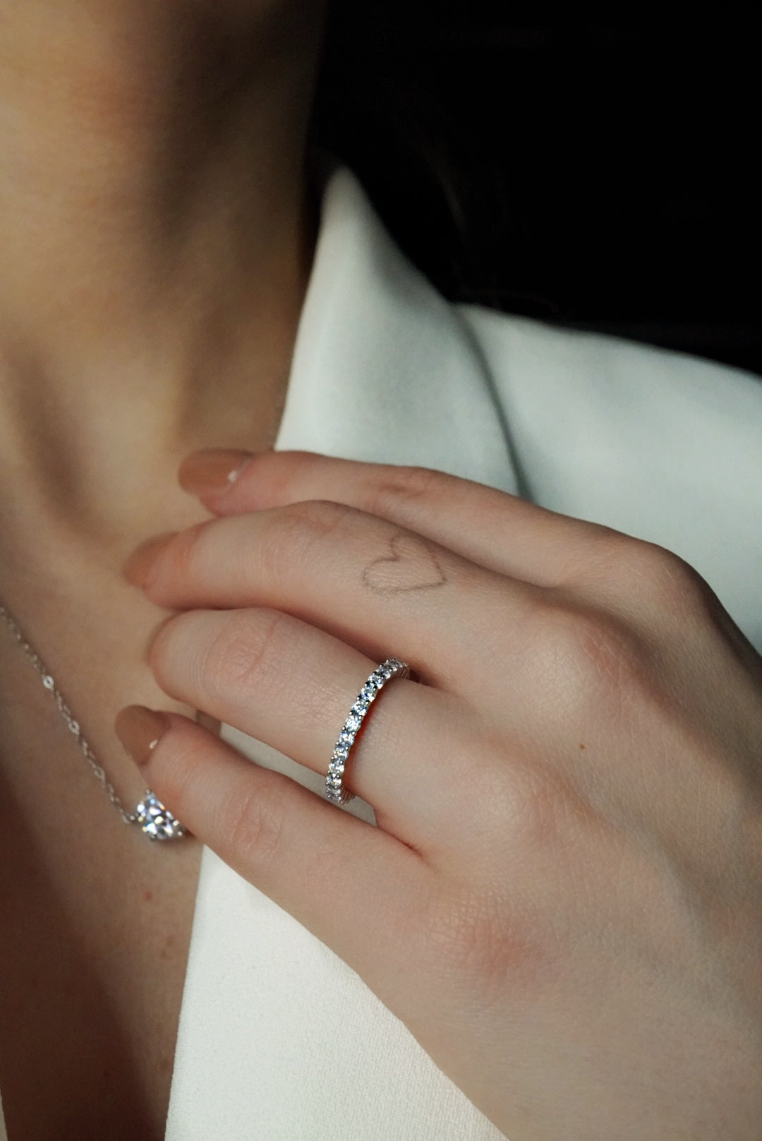 Dynasty Moissanite Ring 2mm