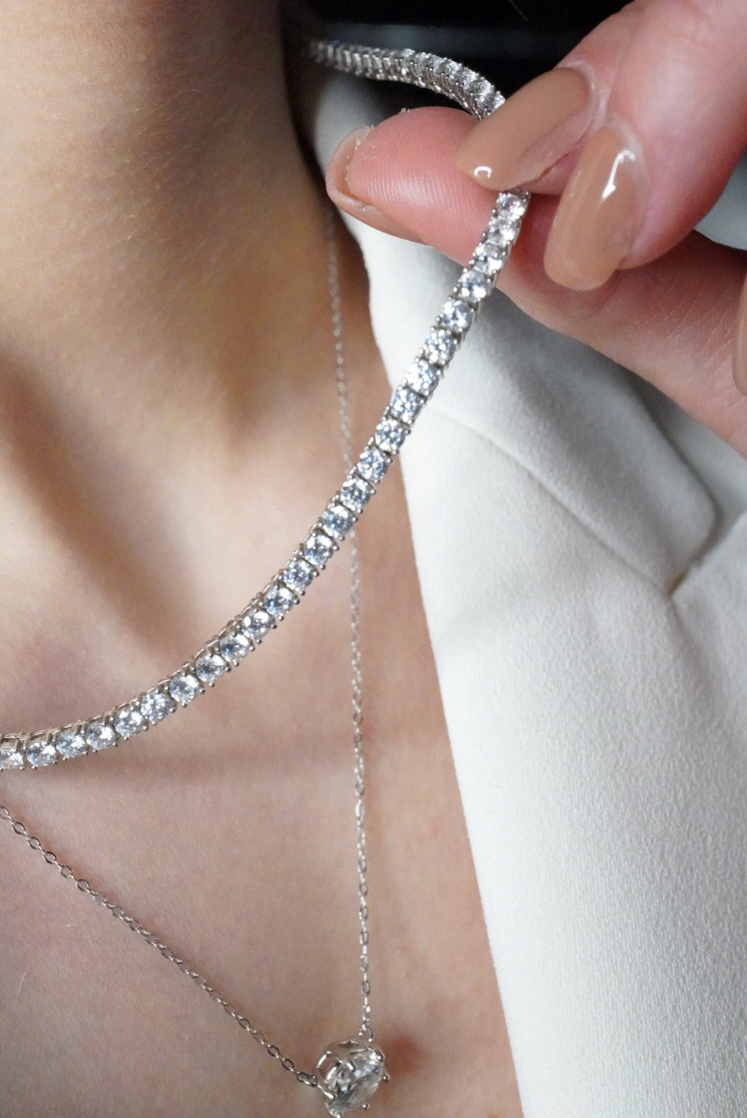Ascot Tennis Necklace