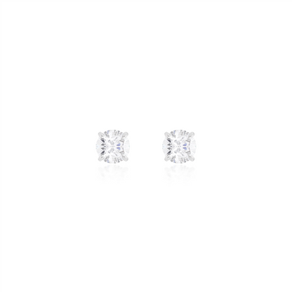 Majesty 6.5mm Moissanite Solitaire Studs