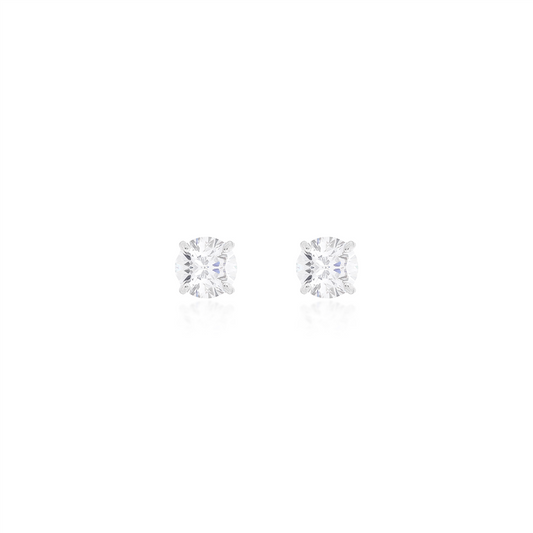 Majesty Solitaire Moissanite Studs — 11mm