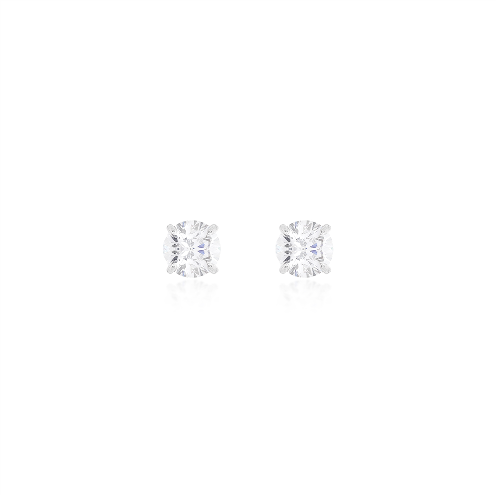 Majesty 8mm Moissanite Solitaire Studs