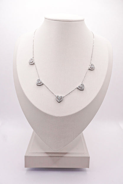 Windsor Five Hearts Necklace