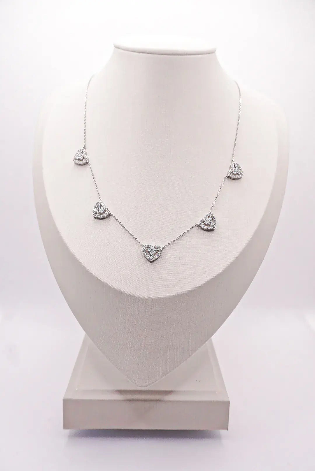 Windsor Five Hearts Necklace