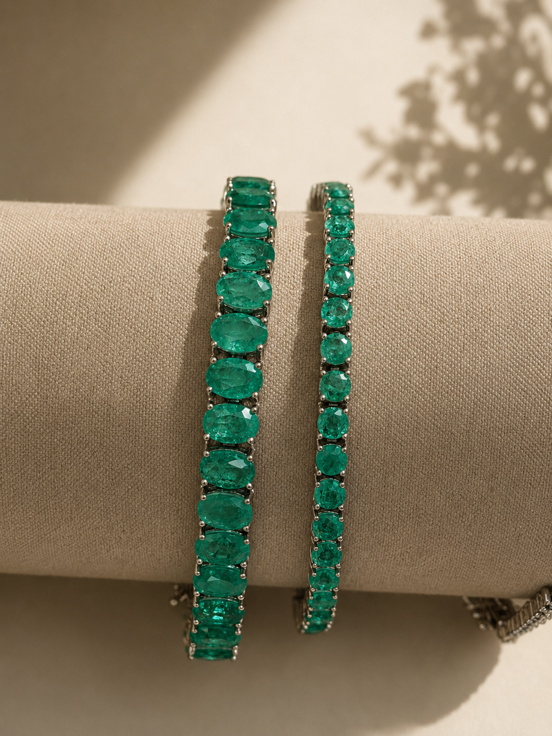 The Chivor Colombian Emerald Tennis Bracelet - 3mm