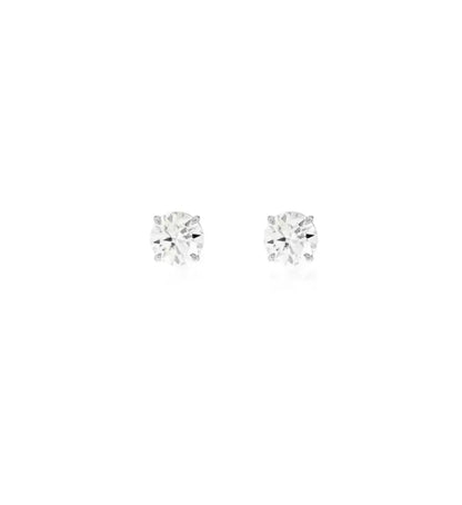 Chelsea Solitaire Stud Earrings 4mm