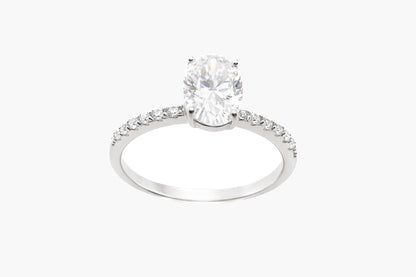 Regency Solitaire Oval Ring
