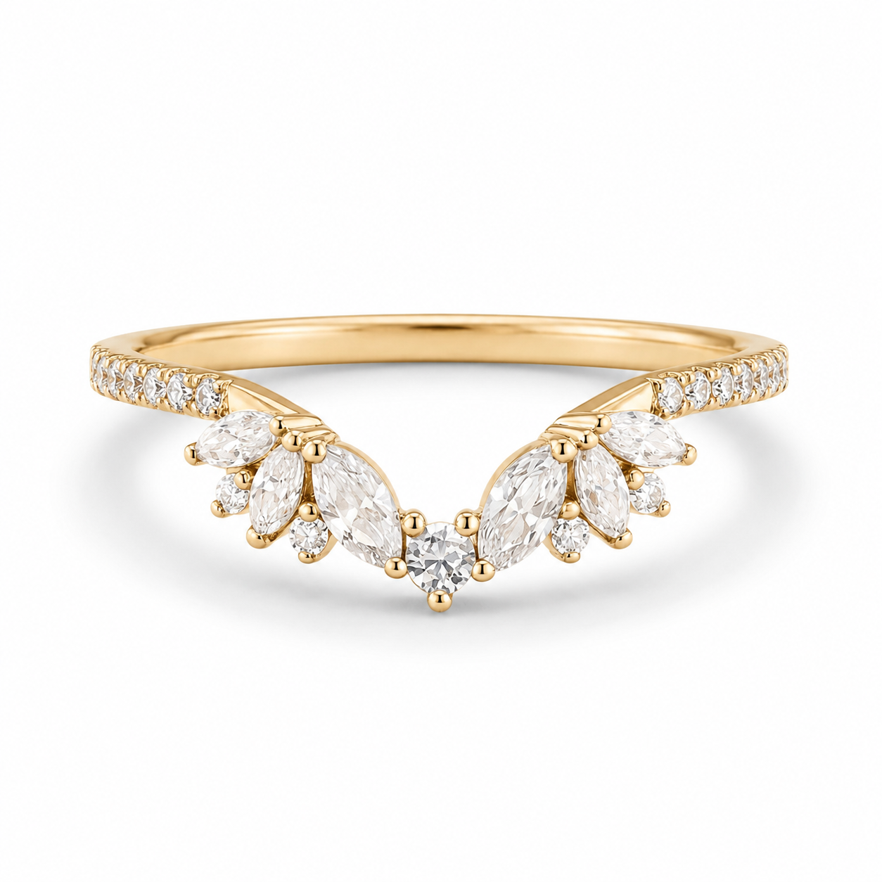 Elowen Laurel Ring - Rubielle London