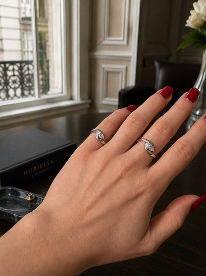 Kensington Marquise Moissanite Ring | Pinky Ring