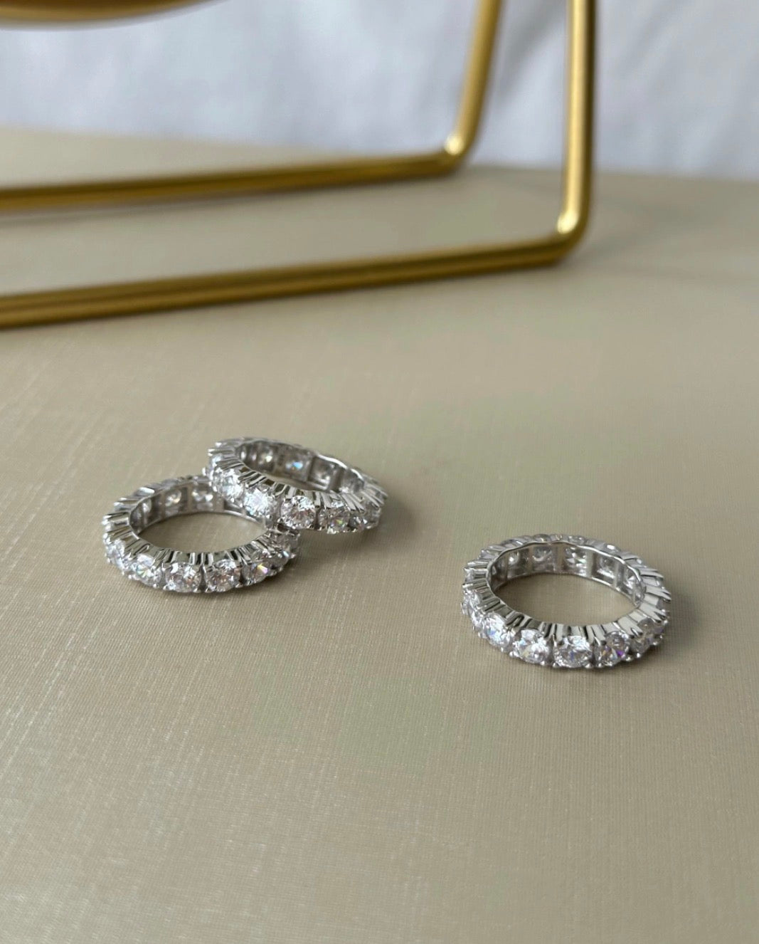 Anne 4mm Pavé Ring