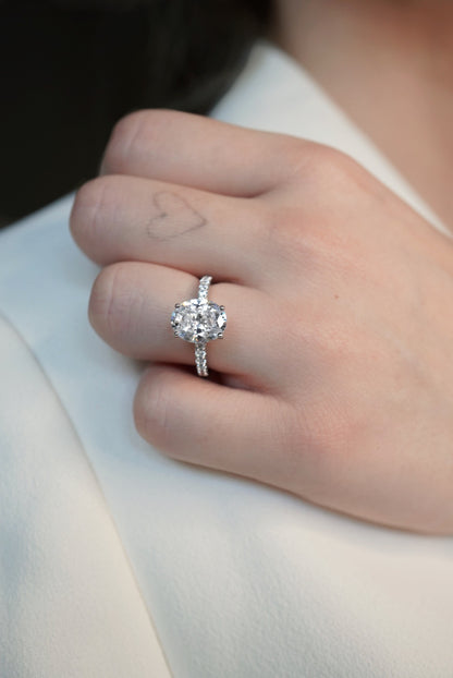Regency Solitaire Oval Ring
