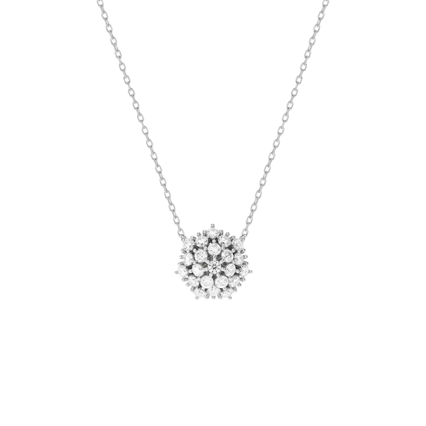 Cluster Moissanite Necklace