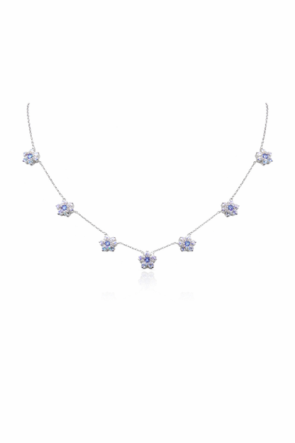 Kew Tanzanite Bloom Chain Necklace
