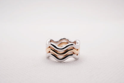 Gold Wave Ring