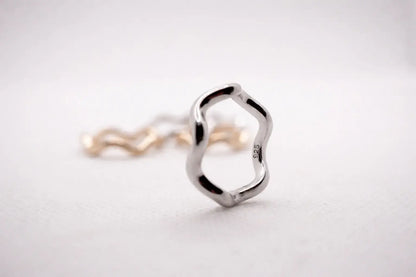 Silver Wave Ring