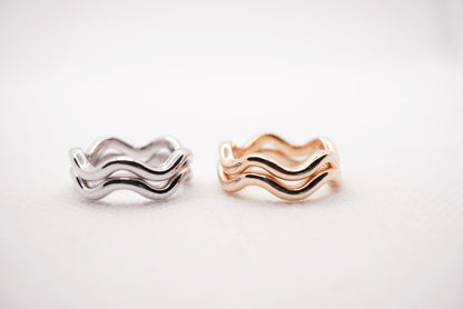 Gold Wave Ring