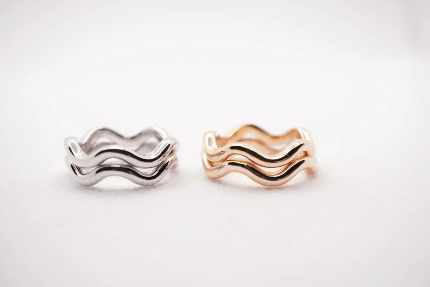 Silver Wave Ring