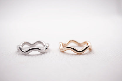 Gold Wave Ring