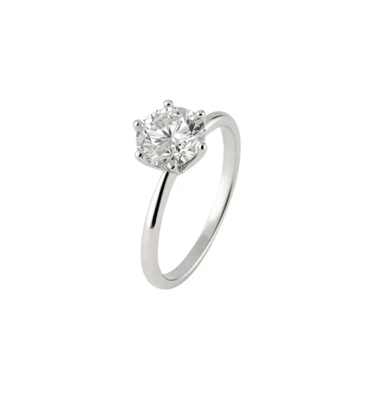 Classic Solitaire Ring 8mm