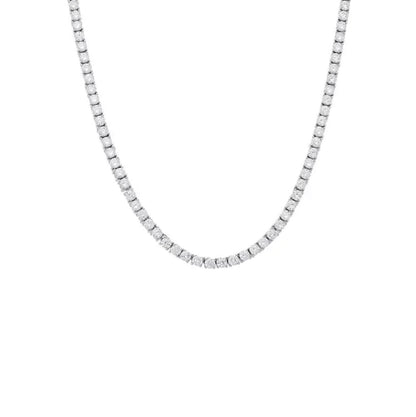 Ascot Tennis Moissanite Necklace
