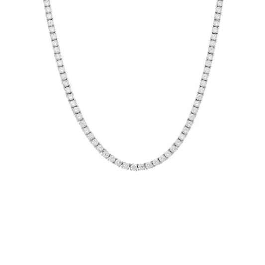 Ascot Tennis Moissanite Necklace