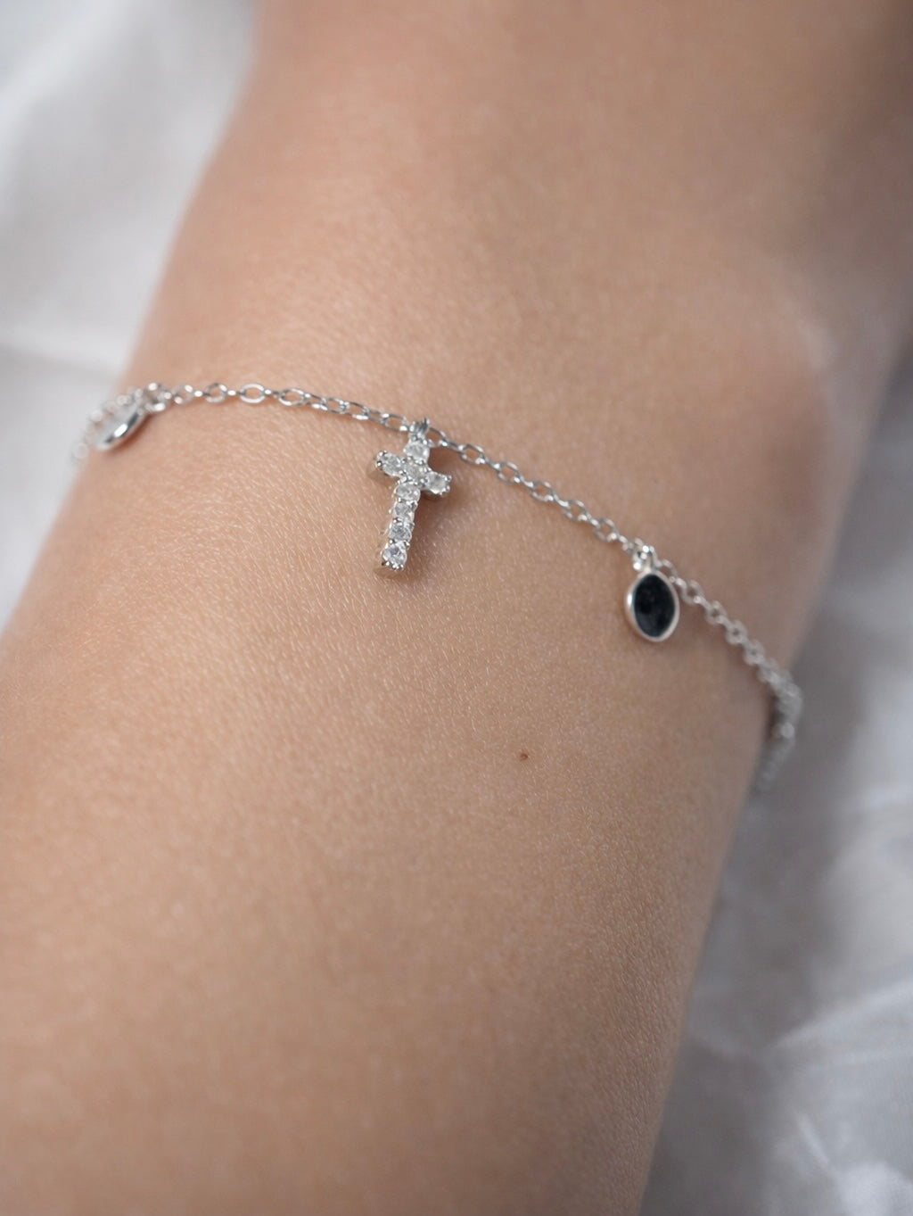 Windsor Cross Charm Bracelet