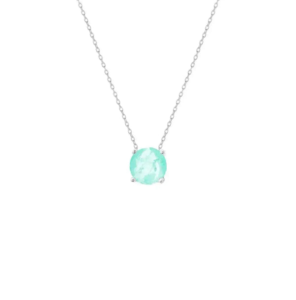 Chelsea Solitaire Colombian Emerald 8mm - Rubielle London