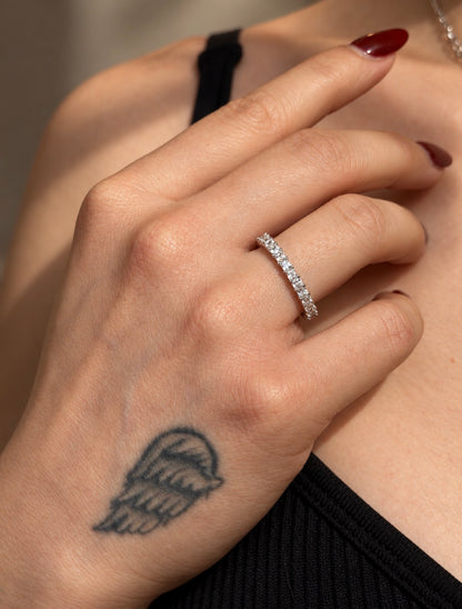 Oval Cut Eternity Ring | 2mm