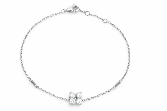 Albion Clover Crystal Bracelet