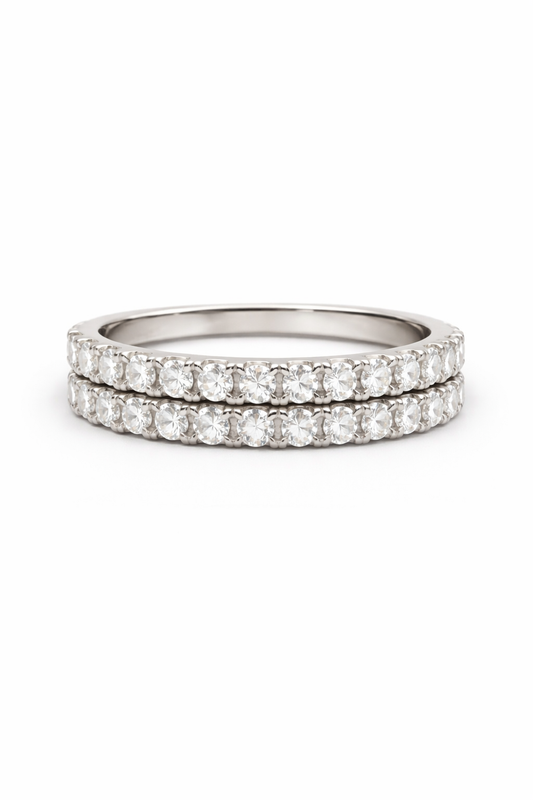 Belgravia Duo Band Stack Ring