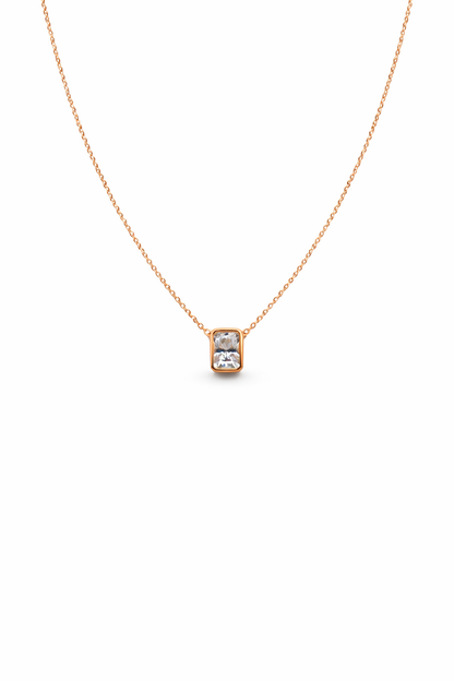 Regalia Moissanite Necklace — 18k Gold
