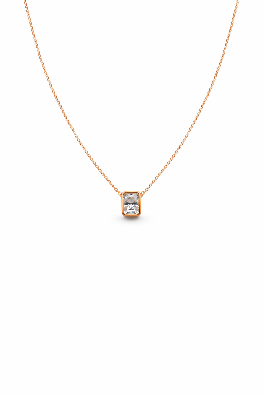 Regalia Moissanite Necklace — 18k Gold