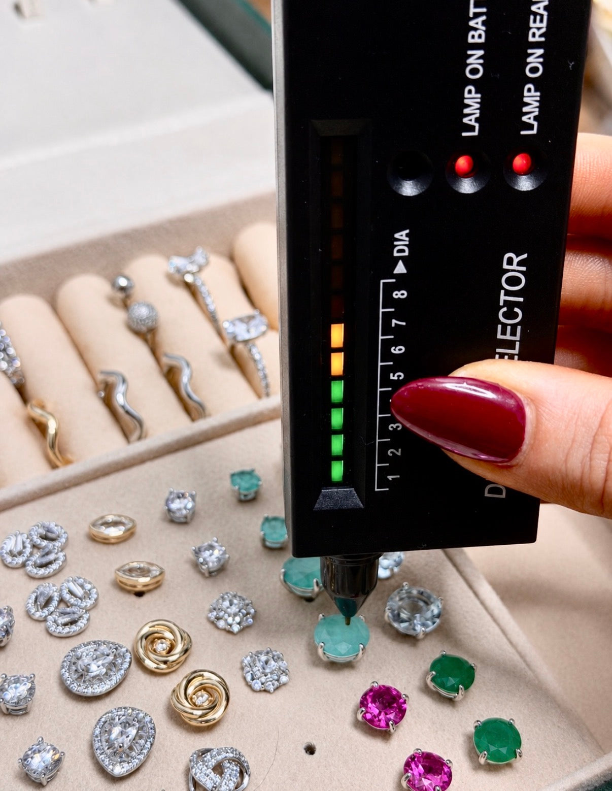 Chelsea 8mm Natural Colombian Emerald Studs